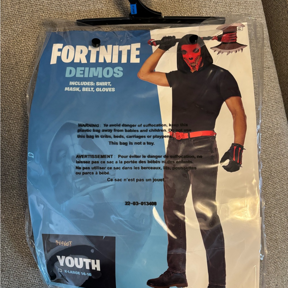 Youth Fortnite Deimos Costume Set